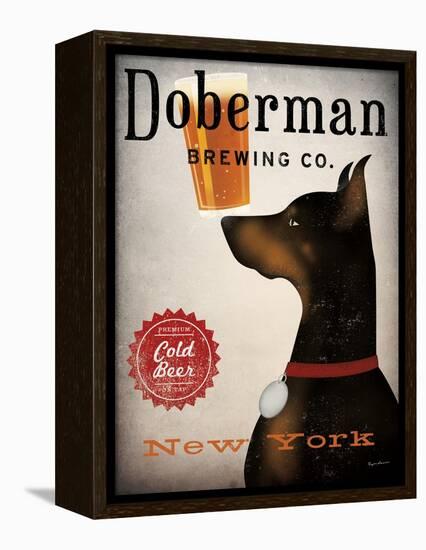 Doberman Brewing Company NY-Ryan Fowler-Framed Stretched Canvas