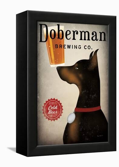 Doberman Brewing Company-Ryan Fowler-Framed Stretched Canvas