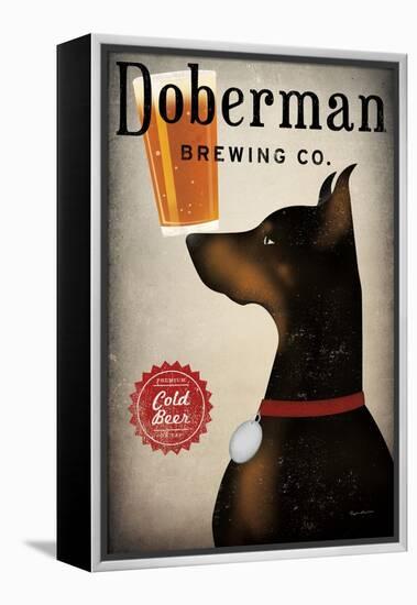 Doberman Brewing Company-Ryan Fowler-Framed Stretched Canvas