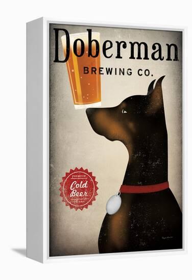 Doberman Brewing Company-Ryan Fowler-Framed Stretched Canvas