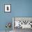Doberman on Phone-Fab Funky-Framed Art Print displayed on a wall