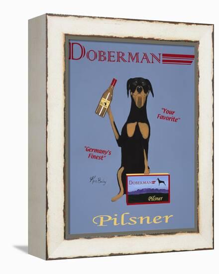 Doberman Pilsner-Ken Bailey-Framed Premier Image Canvas