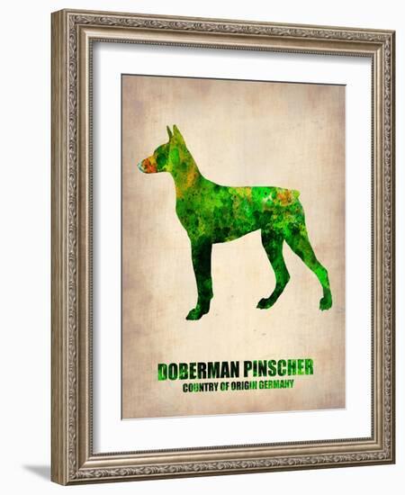 Doberman Pinscher Poster-NaxArt-Framed Art Print