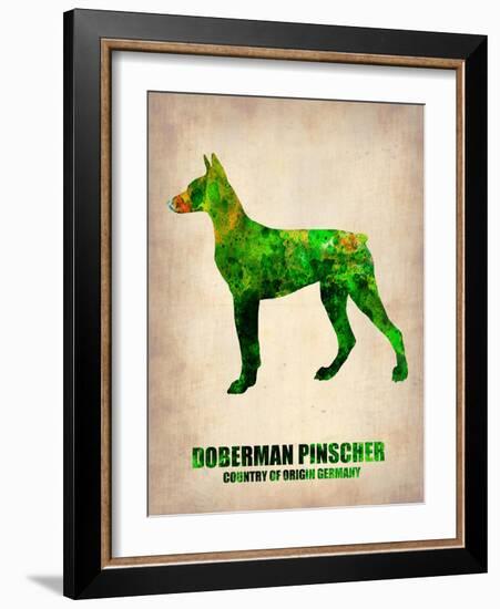 Doberman Pinscher Poster-NaxArt-Framed Art Print