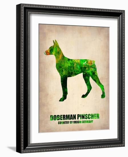 Doberman Pinscher Poster-NaxArt-Framed Art Print