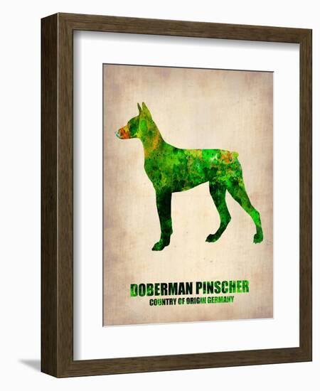 Doberman Pinscher Poster-NaxArt-Framed Art Print