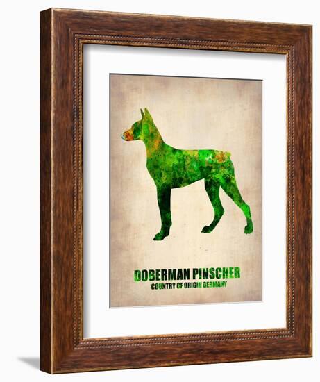 Doberman Pinscher Poster-NaxArt-Framed Art Print