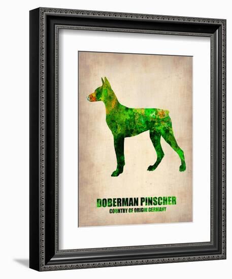 Doberman Pinscher Poster-NaxArt-Framed Art Print