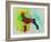 Doberman Pinscher Watercolor-NaxArt-Framed Art Print