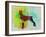 Doberman Pinscher Watercolor-NaxArt-Framed Art Print