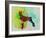 Doberman Pinscher Watercolor-NaxArt-Framed Art Print