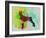 Doberman Pinscher Watercolor-NaxArt-Framed Art Print