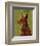 Doberman (Red)-John W^ Golden-Framed Art Print