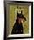 Doberman-John W^ Golden-Framed Art Print