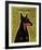 Doberman-John W^ Golden-Framed Art Print