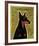 Doberman-John W^ Golden-Framed Art Print