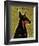 Doberman-John W^ Golden-Framed Art Print