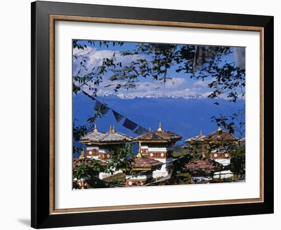 Dochu La, the Pass Is a Mystical Place with Views North to the Himalayas, Bhutan-Paul Harris-Framed Photographic Print