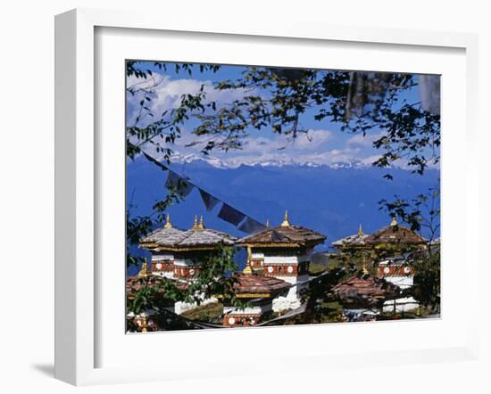 Dochu La, the Pass Is a Mystical Place with Views North to the Himalayas, Bhutan-Paul Harris-Framed Photographic Print