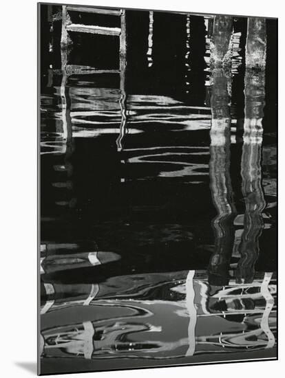 Dock and Water, Reflections, 1971-Brett Weston-Mounted Premium Photographic Print