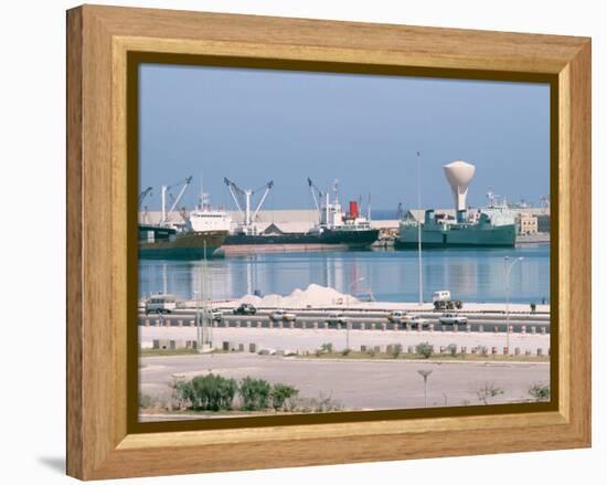 Dock Area, Tripoli, Libya, North Africa, Africa-David Lomax-Framed Premier Image Canvas