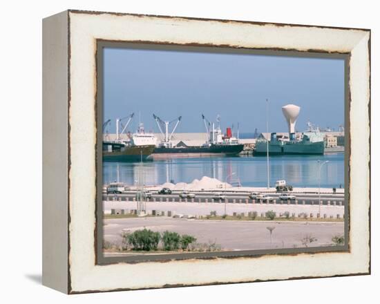 Dock Area, Tripoli, Libya, North Africa, Africa-David Lomax-Framed Premier Image Canvas