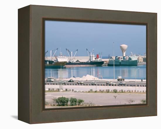 Dock Area, Tripoli, Libya, North Africa, Africa-David Lomax-Framed Premier Image Canvas