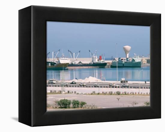 Dock Area, Tripoli, Libya, North Africa, Africa-David Lomax-Framed Premier Image Canvas