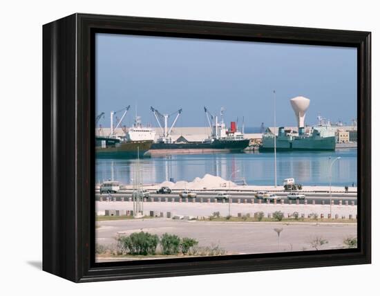 Dock Area, Tripoli, Libya, North Africa, Africa-David Lomax-Framed Premier Image Canvas