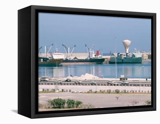 Dock Area, Tripoli, Libya, North Africa, Africa-David Lomax-Framed Premier Image Canvas