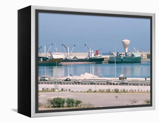 Dock Area, Tripoli, Libya, North Africa, Africa-David Lomax-Framed Premier Image Canvas