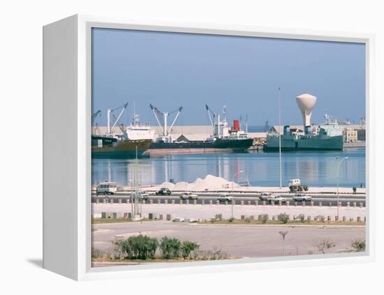 Dock Area, Tripoli, Libya, North Africa, Africa-David Lomax-Framed Premier Image Canvas