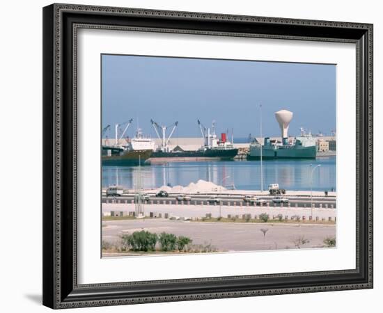 Dock Area, Tripoli, Libya, North Africa, Africa-David Lomax-Framed Photographic Print