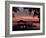 Dock at Sunrise Along the Intracoastal Waterway, Savannah, Georgia, USA-Joanne Wells-Framed Photographic Print