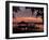 Dock at Sunrise Along the Intracoastal Waterway, Savannah, Georgia, USA-Joanne Wells-Framed Photographic Print