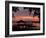 Dock at Sunrise Along the Intracoastal Waterway, Savannah, Georgia, USA-Joanne Wells-Framed Photographic Print