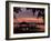 Dock at Sunrise Along the Intracoastal Waterway, Savannah, Georgia, USA-Joanne Wells-Framed Photographic Print