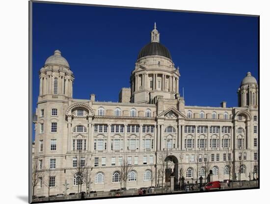 Dock Company Building, Pierhead, UNESCO World Heritage Site, Liverpool, Merseyside, England, UK-Rolf Richardson-Mounted Photographic Print