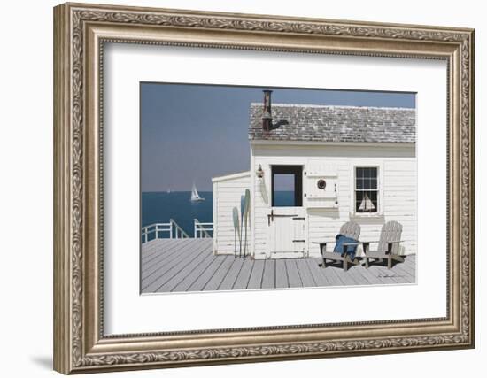 Dock House-Zhen-Huan Lu-Framed Giclee Print