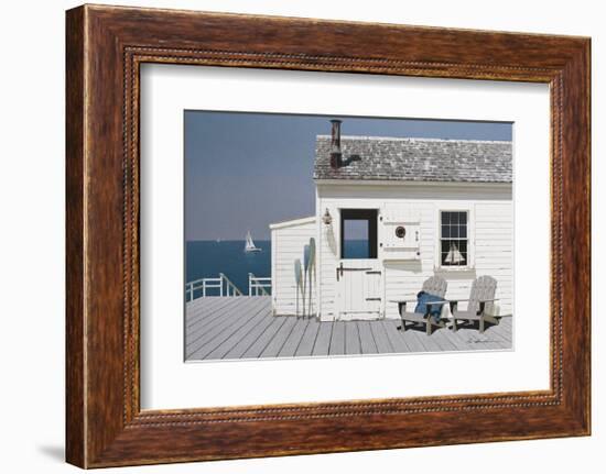 Dock House-Zhen-Huan Lu-Framed Giclee Print