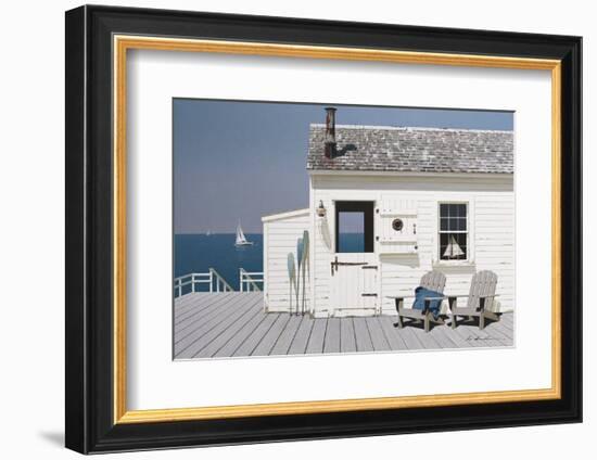 Dock House-Zhen-Huan Lu-Framed Art Print