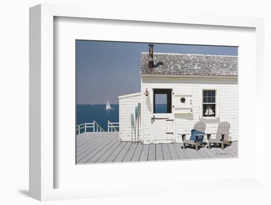 Dock House-Zhen-Huan Lu-Framed Art Print