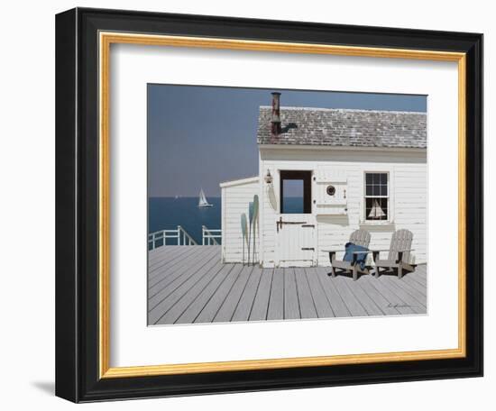 Dock House-Zhen-Huan Lu-Framed Giclee Print