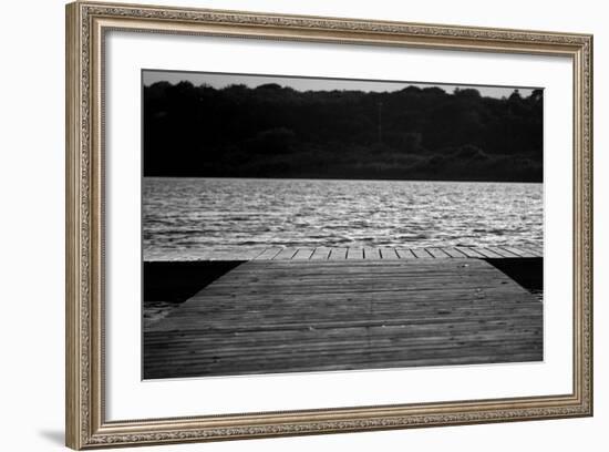 Dock in Montauk NY-null-Framed Photo