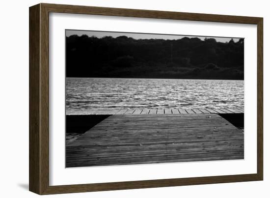 Dock in Montauk NY-null-Framed Photo