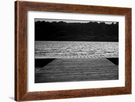 Dock in Montauk NY-null-Framed Photo