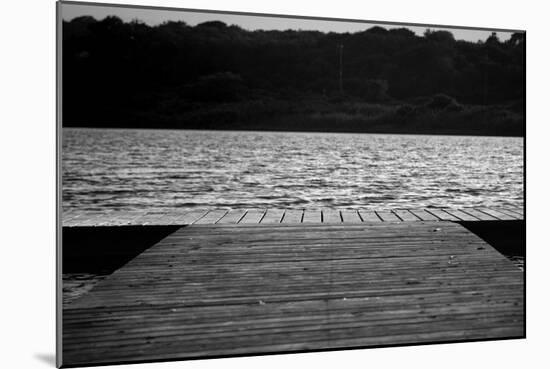 Dock in Montauk NY-null-Mounted Photo