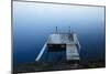 Dock On Bay In New England-Justin Bailie-Mounted Photographic Print