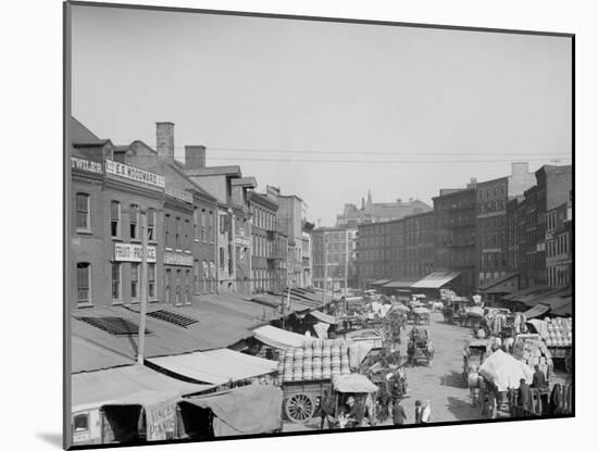 Dock Street, Philadelphia, Pa.-null-Mounted Photo