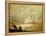 Docking a Cargo Ship-William Lionel Wyllie-Framed Premier Image Canvas